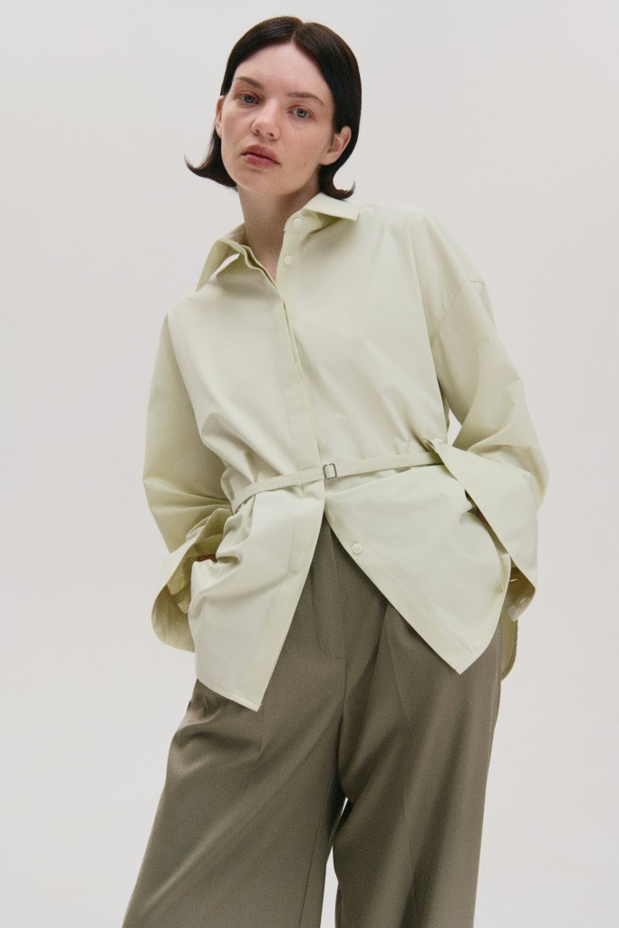 СОРОЧКА ВІЛЬНОГО КРОЮ З БАВОВНЯНОЇ ТКАНИНИ 1170\23-2 зображення 3